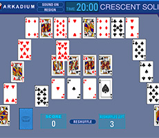 Play Crescent Solitaire online for free